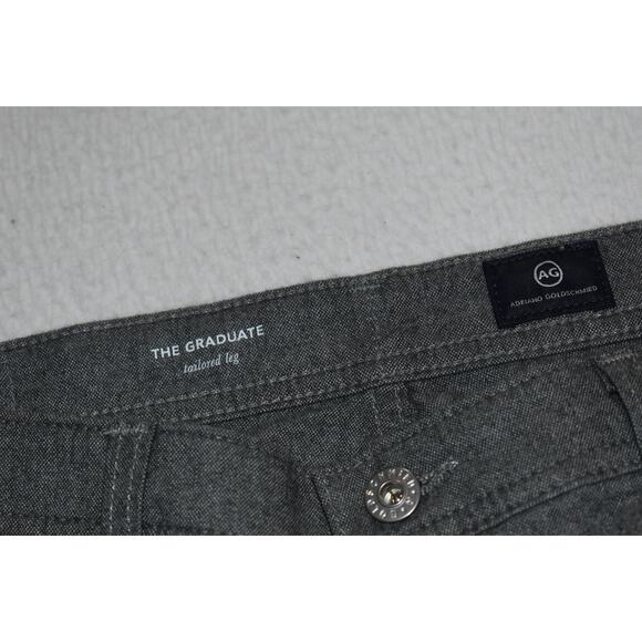 Adriano Goldschmied Pants The Graduate Mens Size 34 x 29 Gray Cotton Blend FLAT - Picture 6 of 10